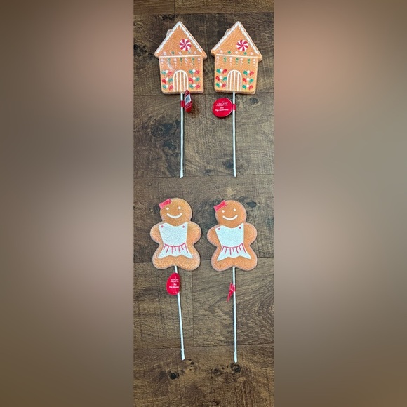 NWT set of 4 Christmas Xmas picks 4 total bundle - Picture 1 of 6